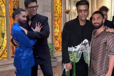 Karan Johar Looks Lost as Orry Teaches Him His Trademark Pose; Video Goes Viral