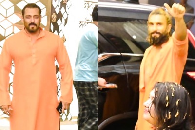 Salman Khan Changes Outfit, Ranveer Gets Clicked Covered in Haldi at Anant-Radhika's Function | Watch