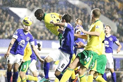 EPL: Nowich-Everton play out 1-1 draw