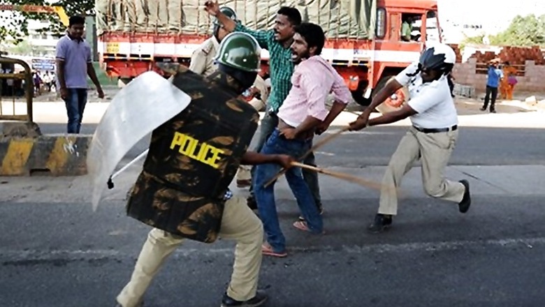 Protester Injured During PF Agitation in Bengaluru Critical