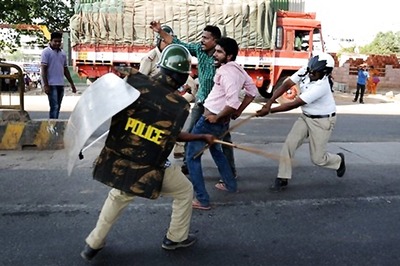 Protester Injured During PF Agitation in Bengaluru Critical