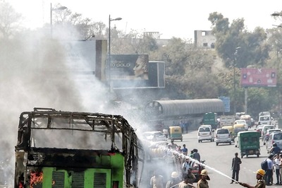 Delhi: All 50 Passengers Rescued After DTC Bus Catches Fire Mid-Route In Jagatpuri