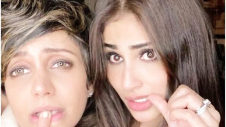 Mouni Roy Stands by Mandira Bedi After Raj Kaushal's Demise