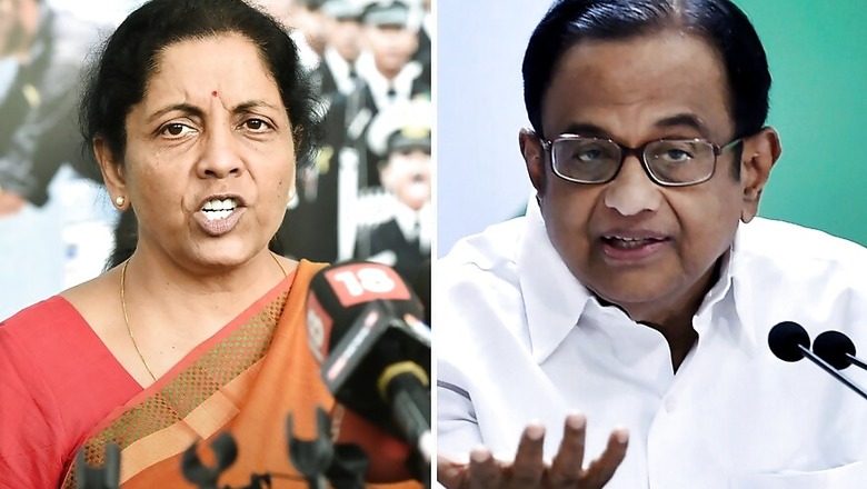 'Sitharaman New I-T Lawyer', Chidambaram Hits Back at Defence Minister Over Black Money Charge
