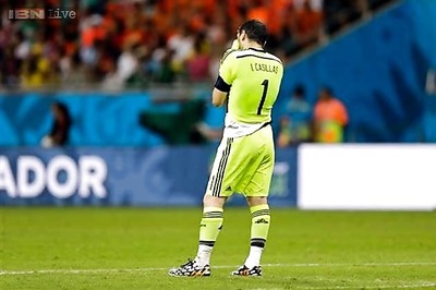 World Cup 2014: Spain defence implodes in heaviest loss since '50