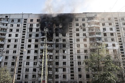 Russian Airstrike Targets Kharkiv, 41 Injured In Residential Building Attack