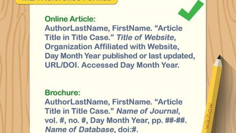 How to Cite Online Articles in MLA