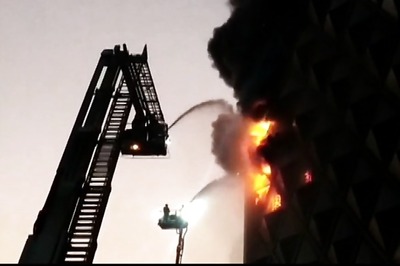 10-Storey Building Gutted in Blaze at Surat's Raghuvir Market, Over 60 Fire Tenders at Spot