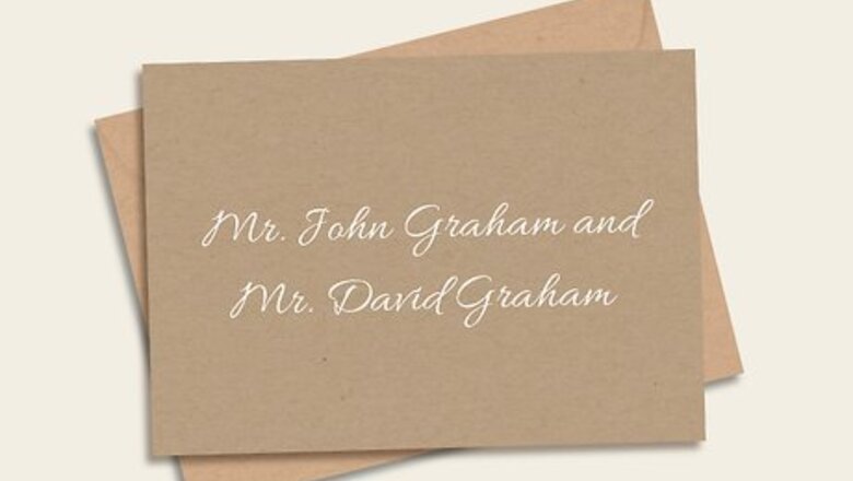 How to Address a Married Gay Couple with the Same Last Name