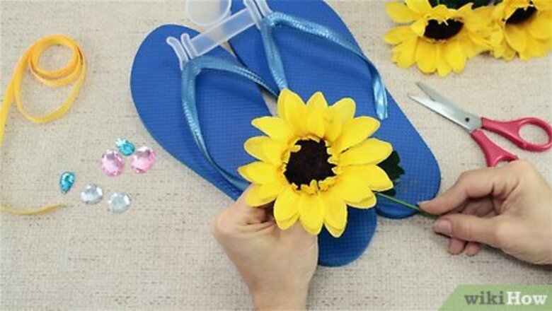 How to Make Flower Flip Flops