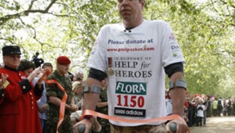 Man who wouldn't walk again finishes marathon