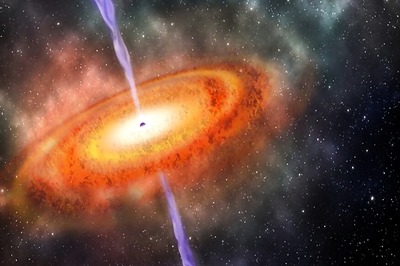 Colossal Distant Black Hole Holds Surprises About Early Universe