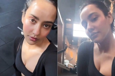Neha Sharma Flaunts Her Curves In Black Athleisure, Calls Gym Her ‘Happy Place’; Watch Video