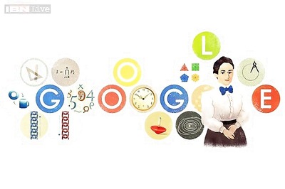 Google doodle commemorates noted woman mathematician Emmy Noether's 133rd birthday