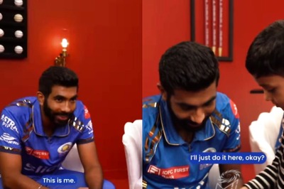 'Great Taste': Young Fan Imitates Jasprit Bumrah's Unique Bowling Action, Leaves MI Star Impressed