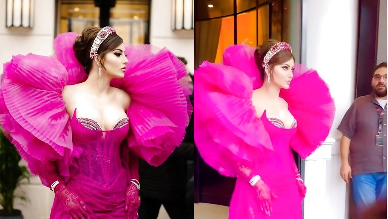 Sexy! Urvashi Rautela Flaunts Curves In A Fuchsia Pink Gown For Cannes 2024 Opening Ceremony