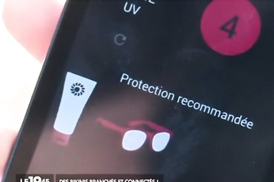 This 'connected' bikini alerts you if the sun's too strong