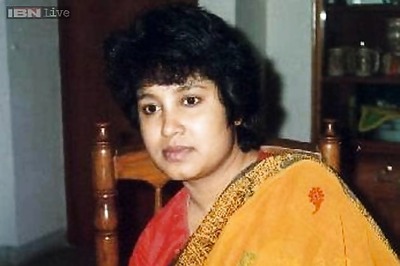 India may allow resident visa to Taslima Nasreen, Rajnath assures help