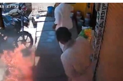 Caught On Cam | Andhra Man's Beedi Break Leads To Fire, Several Shops Damaged
