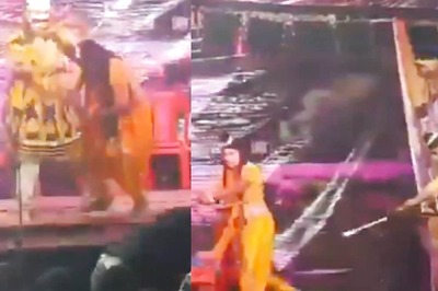Watch: Two Men Playing Ram And Ravana Exchange Blows During Ramleela In UP's Amroha