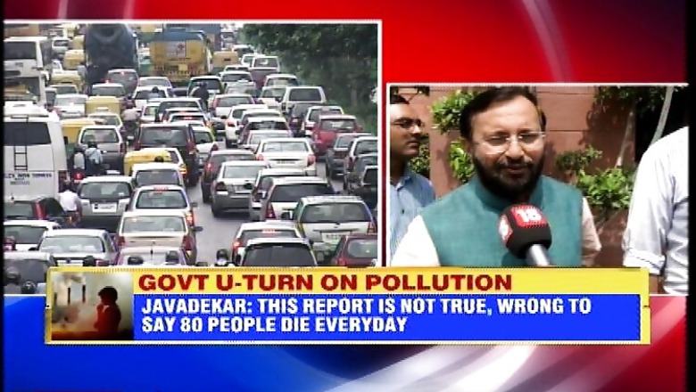 Javadekar does a U-turn, says report stating 80 people die in Delhi due to pollution was wrong