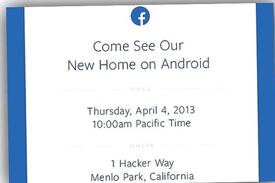 Facebook likely to reveal modified version of Android at April 4 event