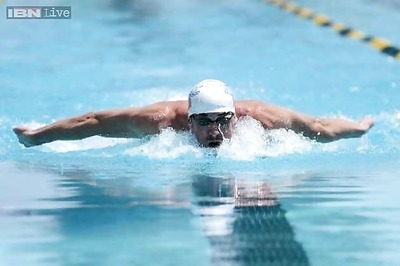 Michael Phelps beaten in first comeback final