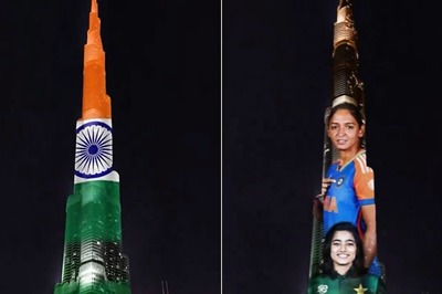 Burj Khalifa Lights Up to Mark India vs Pakistan Face-off in Women's T20 World Cup 2024: WATCH