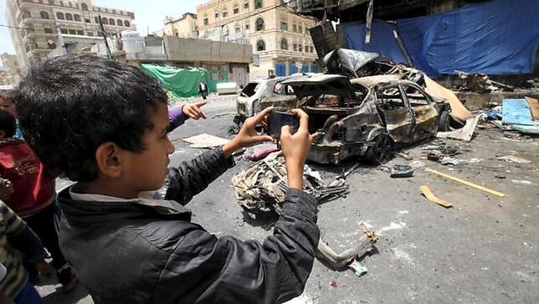 Car bomb explodes near mosque in rebel-held Yemen; Shiite Muslims targetted