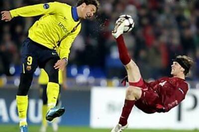 Rubin freeze out Barca with draw in snowy Kazan