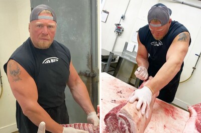 WWE: Brock Lesnar Looks Unrecognizable in New Photos | See Pics