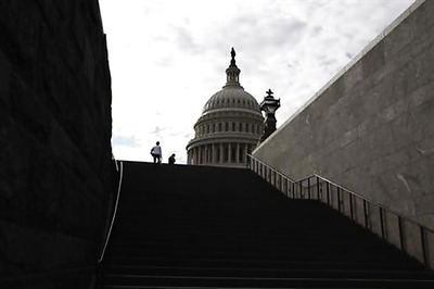US Capitol building eerily quiet as federal government shutdown nears