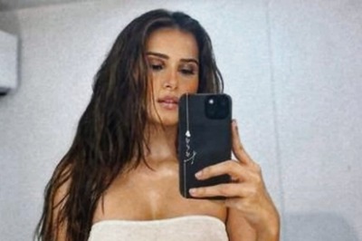 Tara Sutaria Poses for Bold Mirror Selfie in White Tube Bralette, Shorts, See Pic