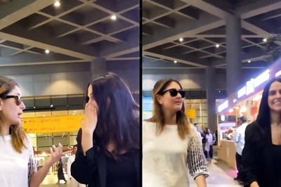 Watch: Chup Chup Ke Sisters Kareena Kapoor And Neha Dhupia Clicked At Airport