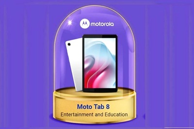 Moto Tab 8 With Single Rear Camera to Launch in India at Flipkart Big Billion Days Sale