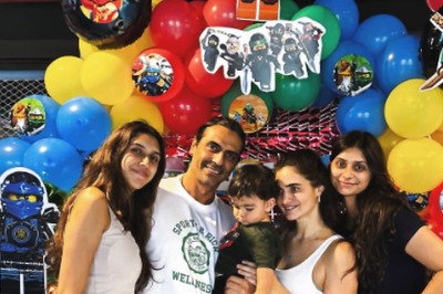 Arjun Rampal And Gabriella Demetriades Celebrate Sons' Birthday With A Ninja-Themed Party
