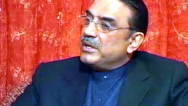 Zardari says Taliban and not India, a threat to Pak
