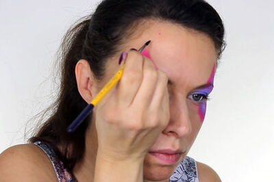 How to Face Paint a Butterfly