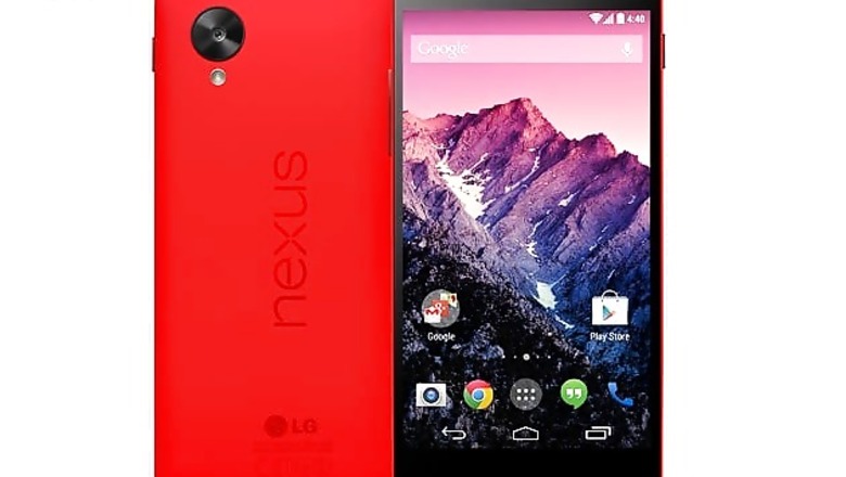 Red Nexus 5: LG, Google add a third colour to the showcase Android phone