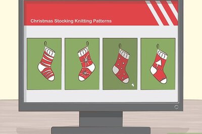 How to Knit Christmas Stockings