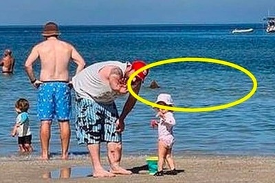 Family Spots This Alarming Detail In Photos After Beach Day