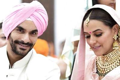 Angad Bedi Has The Sweetest Wedding Anniversary Wish For Wife Neha Dhupia: 'Happy 4 Years Mrs Bedi'
