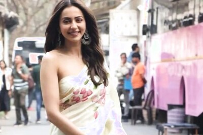 Rakul Preet Singh is a Vision in White Floral Saree; See Pics
