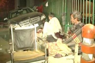 Drunken youth runs Mercedes over two in Delhi