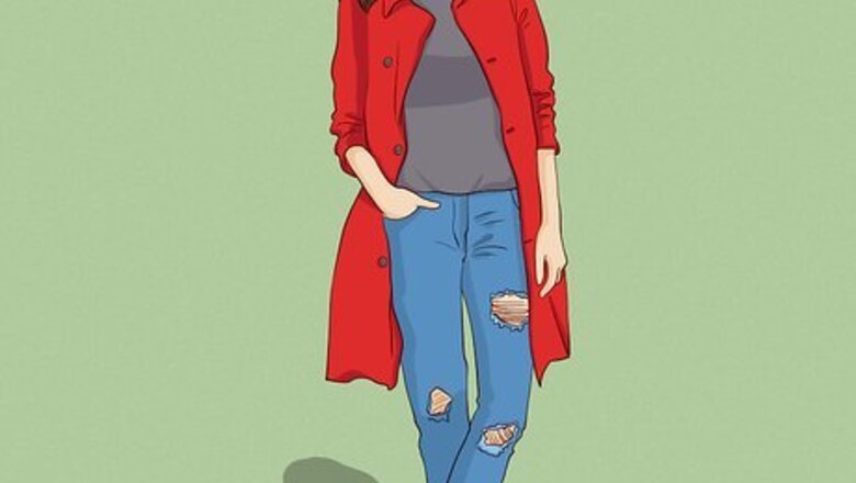 How to Style a Red Coat (with Pictures)