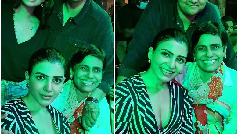 Samantha Akkineni Keeps it Casual Yet Stunning in Striped Dress at Friend's Birthday Party