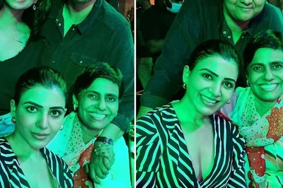 Samantha Akkineni Keeps it Casual Yet Stunning in Striped Dress at Friend's Birthday Party