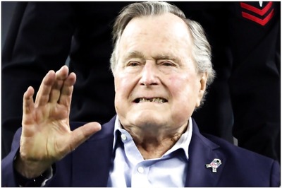 Former US President George HW Bush Admitted to Houston Hospital Days After Death of Wife Barbara