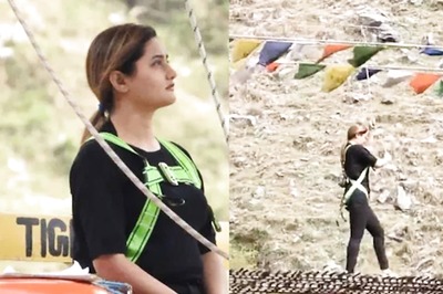 Rashami Desai Challenges the Adventurer in Her as She Goes Bungee Jumping in Himachal