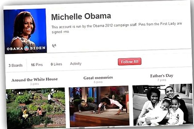 Michelle Obama joins Pinterest